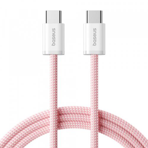 Cablu Date si Incarcare USB-C - USB-C Baseus Dynamic 4 Series P10381400411-00, 100W, 1m, Roz