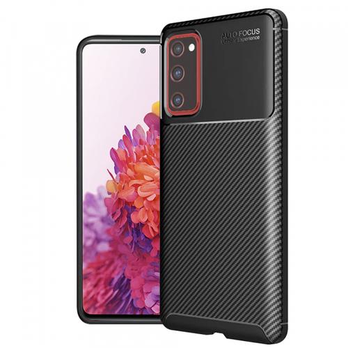 Husa Techsuit CarbonFiber pentru Samsung Galaxy S20 FE 5G G781 / S20 FE G780 (Negru)