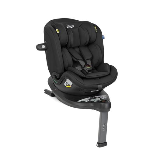 Scaun auto Graco rotativ 360 Turn2Me Grow,  0-7 ani, I-Size, reglabil, Negru