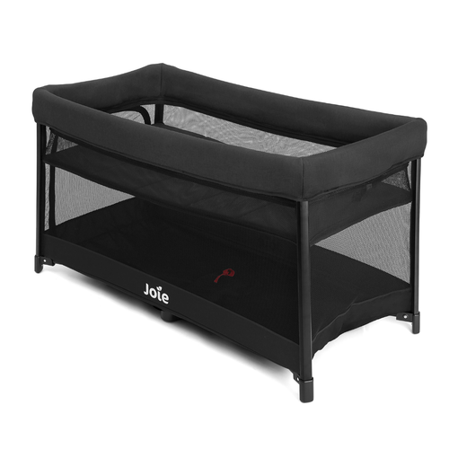 Patut pliabil de calatorie transformabil in tarc Joie Amigo, 0 - 15 kg, Negru
