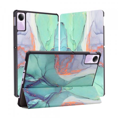 Husa pentru Xiaomi Redmi Pad SE, Techsuit, FoldPro Green Time (Multicolor)