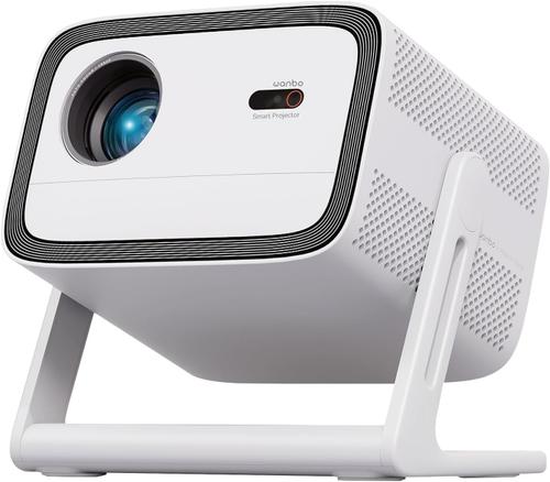 Videoproiector Xiaomi Wanbo Vali 1, 1080P, 900 ANSI lumeni, 12W, Wi-Fi, Android TV 11 Netflix Ready, HDMI, USB, AUX (Alb)