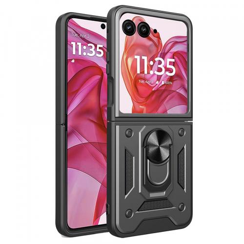 Husa pentru Techsuit CamShield Motorola Razr 50 Ultra (Negru)