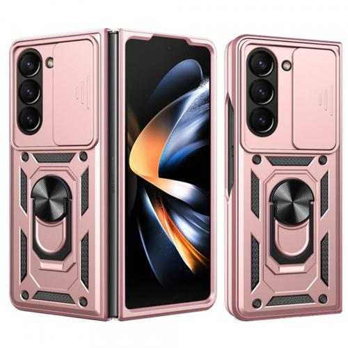 Husa Techsuit CamShield pentru Samsung Galaxy Z Fold 5, F946 (Roz)