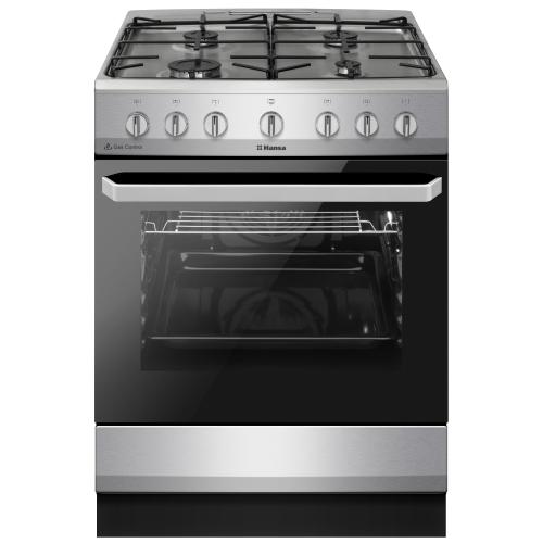 Aragaz mixt Hansa FCMX6810092, Cuptor electric, 60 cm, 4 arzatoare, programator, 8 functii, Grill, Ventilator, Aprindere electrica, Siguranta, sertar depozitare, Fara capac, 62 L, Clasa A (Argintiu) Aragaz mixt Hansa FCMX6810092, Cuptor electric, 60 cm, 4 arzatoare, programator, 8 functii, Grill, Ventilator, Aprindere electrica, Siguranta, sertar depozitare, Fara capac, 62 L, Clasa A (Argintiu)