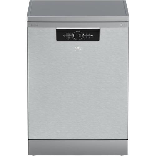 Masina de spalat vase Beko BDFN38641XC, 16 seturi, 6 programe, Time Delay, AutoDoor Opening, Motor ProSmart Inverter, Clasa C, 60 cm (Inox)