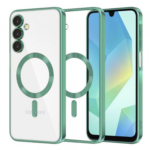 Husa MagSafe pentru Samsung Galaxy A16 5G A166 / A16 4G A165, Techsuit, Luxury Crystal, Verde Deschis