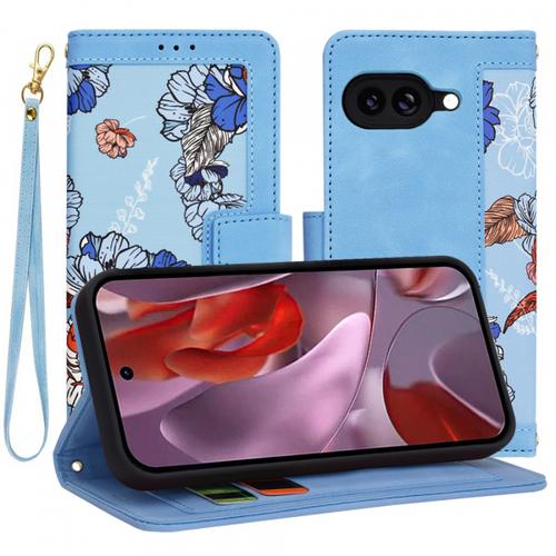 Husa Techsuit FlipCraft pentru Google Pixel 9a, Albastru