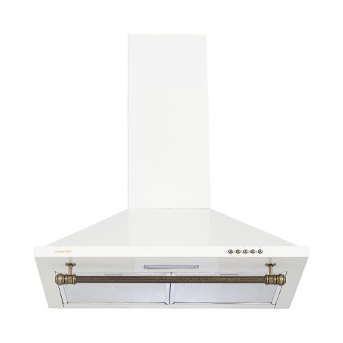 Hota decorativa semineu NobelTek NHO-9747CE1RBJ, 60cm, 1 motor, 1 filtru de aluminiu, lampa led, 400m3, 58dB, rustic (Crem)