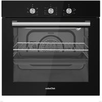 Cuptor incorporabil Nobeltek NBIO-614BK-1, Electric, 56 l, 5 functii, Timer mecanic, Ventilator de racire (Negru)