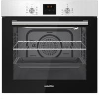 Cuptor incorporabil Nobeltek NBIO-627IX-1, Electric, 60 l, 7 functii, Timer digital, Ventilator de racire, Clasa A (Inox)