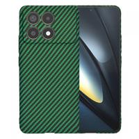Husa Techsuit Carbonite FiberShell pentru Poco F6 Pro, Verde