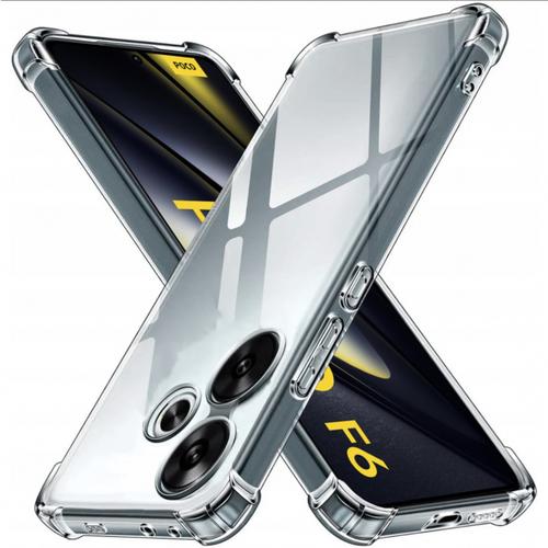 Husa Techsuit Shockproof Clear pentru Poco F6, Transparenta