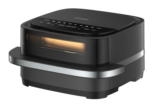 Friteuza cu aer cald HEINNER 2-in-1 HPAF-B4DC22BK, 2200 W, 4 l, Control digital, 9 programe, Timer (Negru)