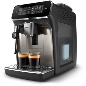 Espressor automat Philips seria 3300 EP3326/90, sistem clasic de spumare, 5 tipuri de bauturi, ecran tactil intuitiv, tehnologie noua SilentBrew, aplicatie HomeID (Negru)