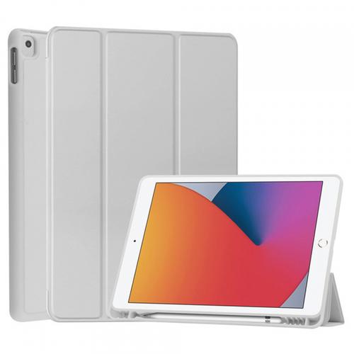 Husa Techsuit Flex Trifold pentru Samsung Galaxy Tab S10 FE+ (Gri)