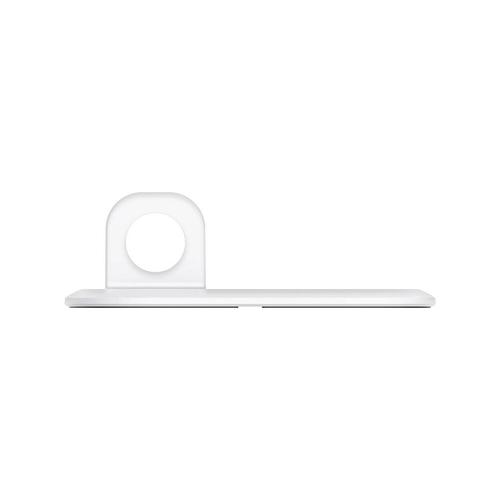 Suport Magfit Duo compatibil cu Incarcator MagSafe Apple si Incarcator Watch Apple Spigen, Alb
