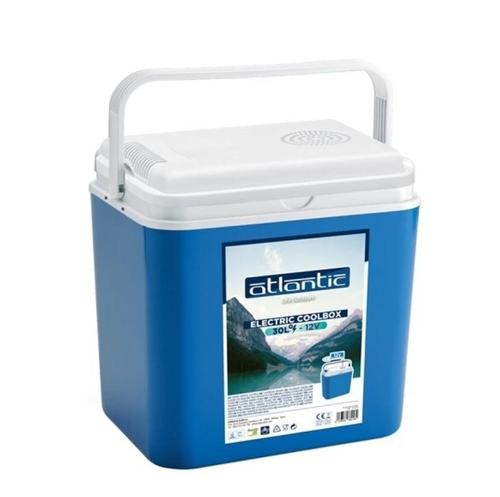 Lada frigorifica Atlantic, 30L, alimentare 12V auto, cu 2 pastile de racire incluse (Albastru)