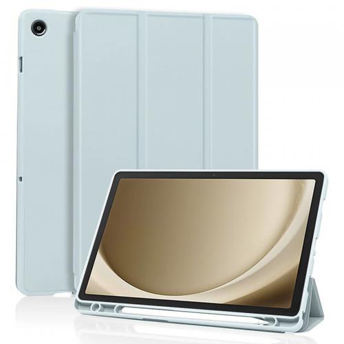 Husa Techsuit Flex Trifold pentru Samsung Galaxy Tab A9+ (Albastru)