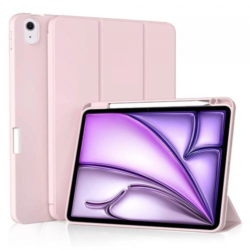 Husa pentru Apple iPad Air 11 (2025) / Air 11 (2024) Techsuit Flex Trifold (Roz)