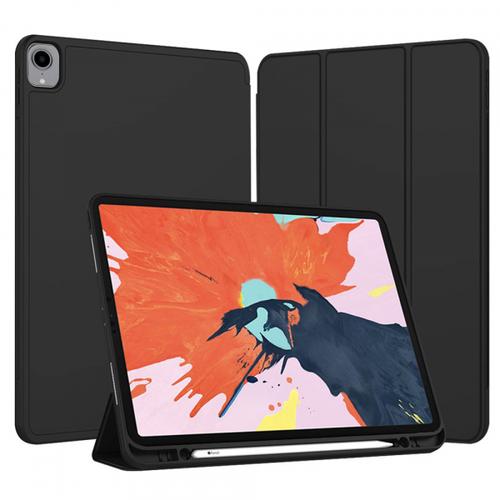 Husa pentru Apple iPad Pro 12.9 (2022) / Pro 12.9 (2021) / Pro 12.9 (2020) / Pro 12.9 (2018) Techsuit Flex Trifold (Negru)