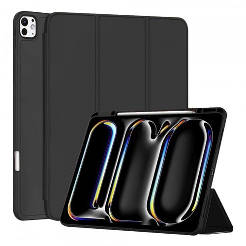 Husa pentru Apple iPad Pro 13 (2024) Techsuit Flex Trifold (Negru)