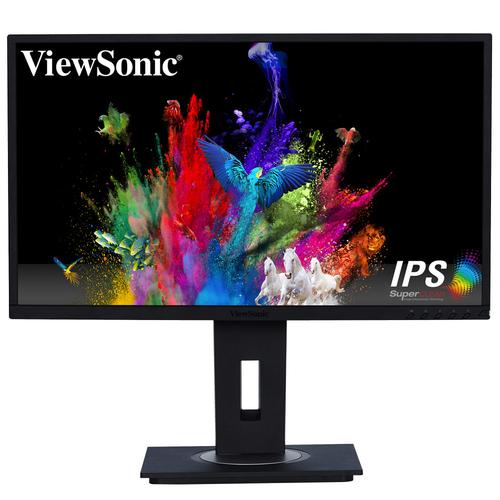 Monitor Refurbished ViewSonic VG2448, 24 Inch Full HD IPS LED, VGA, HDMI, Display Port, USB 3.2, A-