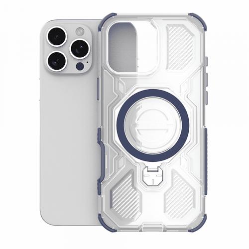 Husa pentru Motorola Edge 60 Fusion / Edge 60, Techsuit, Carbon Shield Pro, Albastra