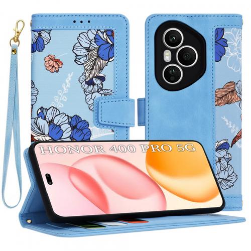 Husa Techsuit FlipCraft pentru Honor 400 Pro, Albastru