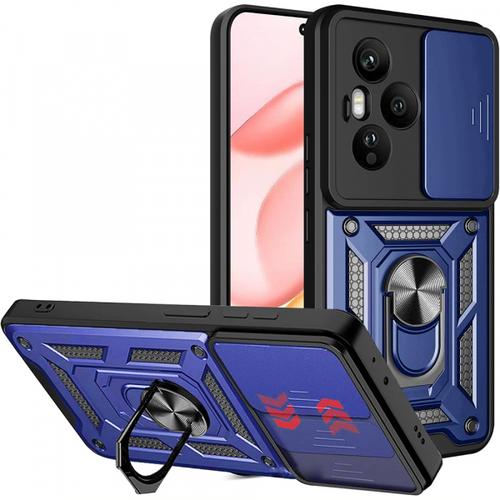 Husa Techsuit CamShield pentru Honor 400 Pro, Albastru