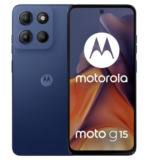 Telefon Mobil Motorola Moto G15, Procesor Mediatek Helio G81 Extreme Octa Core, IPS LCD Capacitive touchscreen 6.72inch, 8GB RAM, 512GB Flash, Camera Duala 50+5MP, Wi-Fi, 4G, Dual Sim, Android (Albastru) - 0 | YEO
