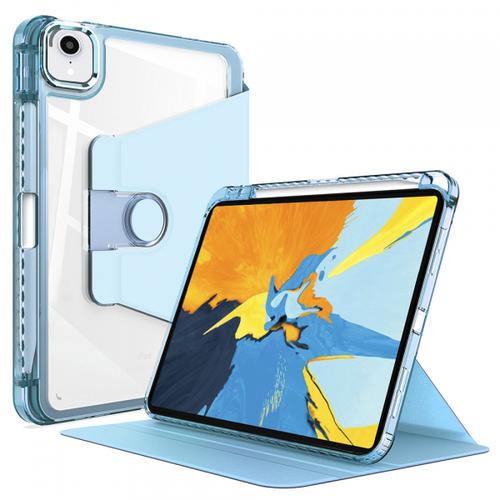 Husa pentru Apple iPad Pro 11 (2022) / Pro 11 (2021) / Pro 11 (2020) / Pro 11 (2018) Techsuit Crystal Vision (Albastru/Transparent)