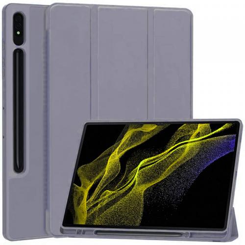 Husa pentru Samsung Galaxy Tab S8 Ultra Techsuit Flex Trifold (Mov)