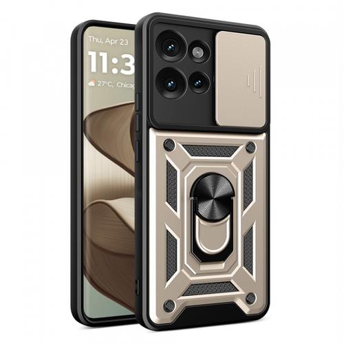 Husa Techsuit CamShield pentru Motorola Edge 50 Fusion, Auriu