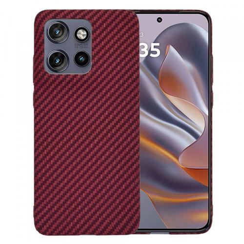Husa Techsuit Carbonite FiberShell pentru Motorola Edge 50 Neo, Rosu