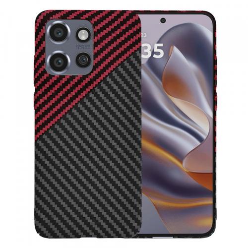 Husa Techsuit Carbonite FiberShell Vortex pentru Motorola Edge 50 Neo, Rosu