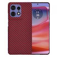 Husa Techsuit Carbonite FiberShell pentru Motorola Edge 50 Pro, Rosu