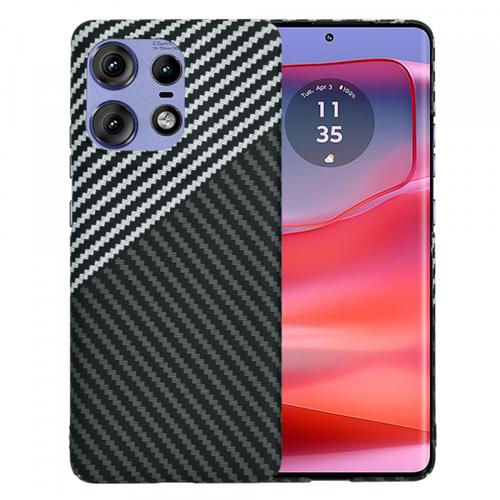 Husa Techsuit Carbonite FiberShell pentru Motorola Edge 50 Pro, Gri