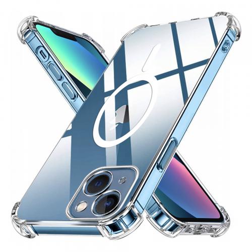 Husa MagSafe pentru Apple iPhone 13, Techsuit, Shockproof, Transparenta
