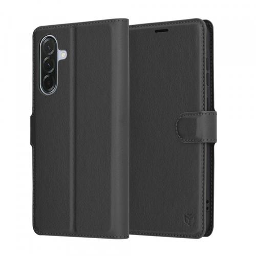 Husa pentru Samsung Galaxy A36 A366, Techsuit, Leather Folio, Neagra