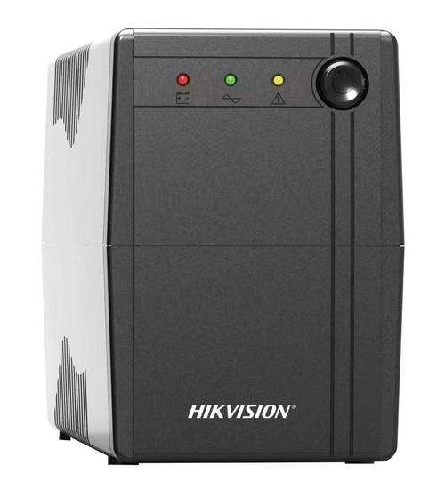 UPS Hikvision DS-UPS1000, 1000VA, 600W, 2 x Schuko, Negru