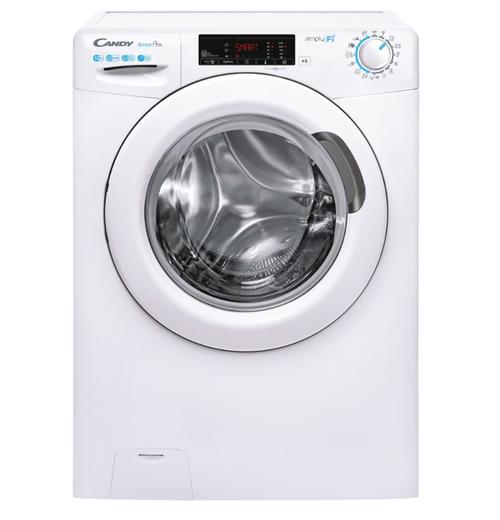 Masina de spalat rufe Candy Smart Pro CO 12105TW4/1-S, 10kg, 1200 RPM, 16 programe, Diplay Digital, Mix Power Systems, Clasa B (Alb)