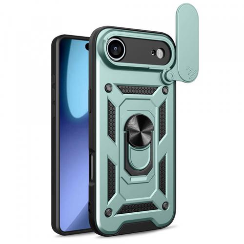 Husa Techsuit CamShield pentru Apple iPhone 17 Air, Verde