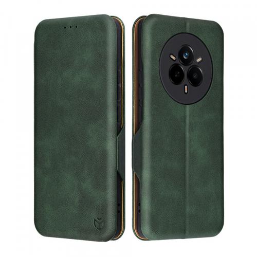 Husa pentru Realme 14 Pro Techsuit Safe Wallet Plus (Verde)