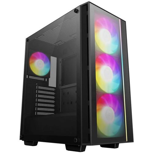 Carcasa Deepcool Matrexx 55 V4 ARGB, Middle Tower, Tempered glass, Negru