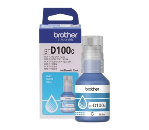 Flacon cerneala Brother BT-D100C (Cyan)