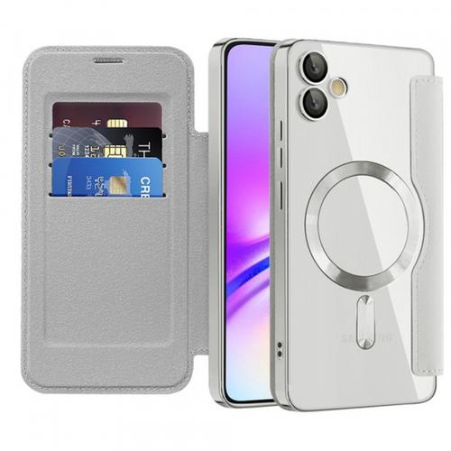 Husa MagSafe pentru Samsung Galaxy A05 A055 Techsuit SmartMag Book (Gri)