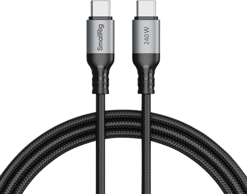 Cablu de date SmallRig 4902, 240 W, USB Type-C la USB Type-C, PD 3.1, 1m (Negru)