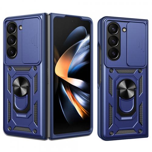 Husa pentru Samsung Galaxy Z Fold5 F946 Techsuit CamShield (Albastru/Negru)