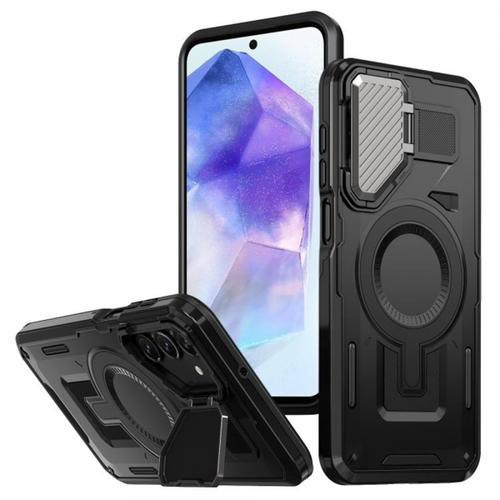 Husa MagSafe pentru Samsung Galaxy A55 5G A556 Techsuit CamVault (Negru)